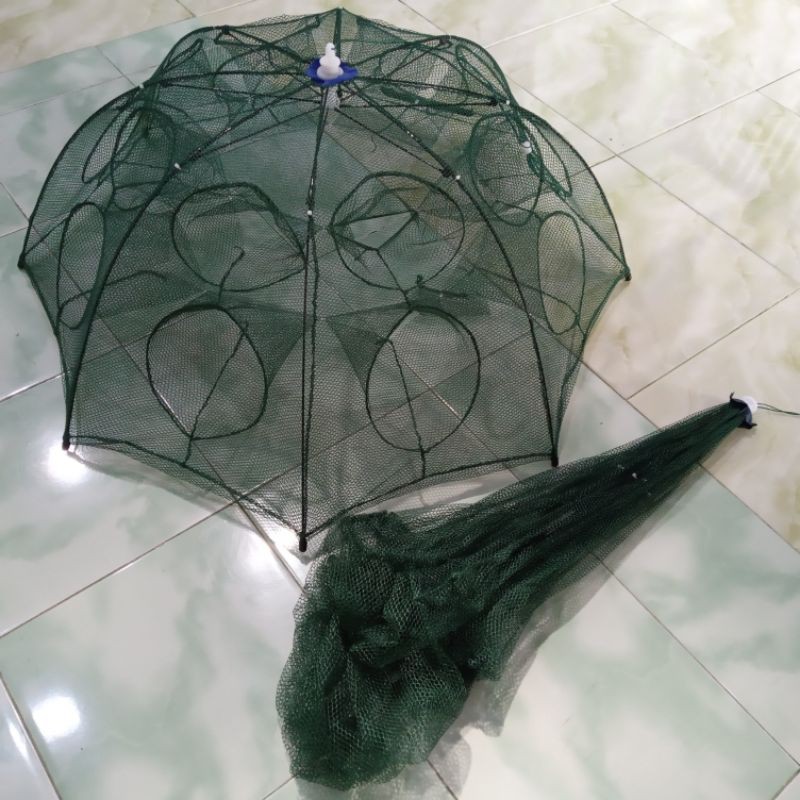 Bubu ikan model payung, perangkap ikan lubang 16