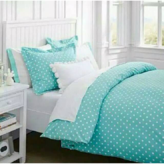 STAR9 - Seprei Dottie Star Sprei Polkadot Home Made