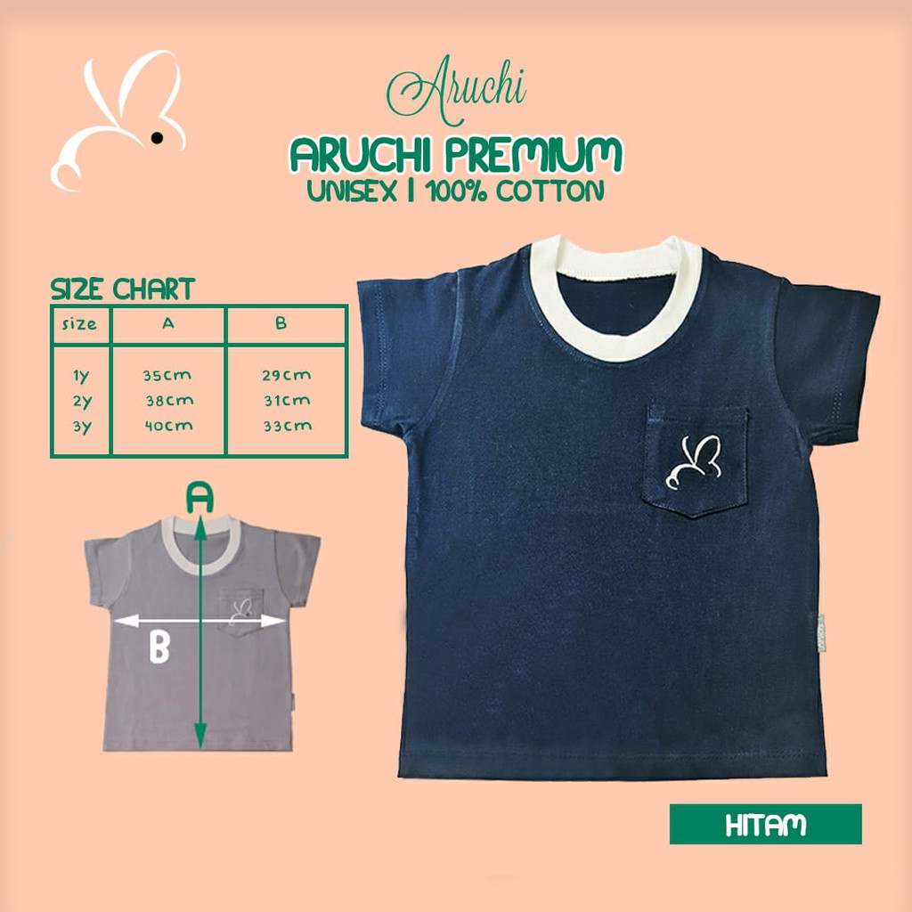 PROMO Setelan Pocket Tee RETRO SET ARUCHI BOY GIRL UNISEX Pakaian Bayi 1-6 Thn