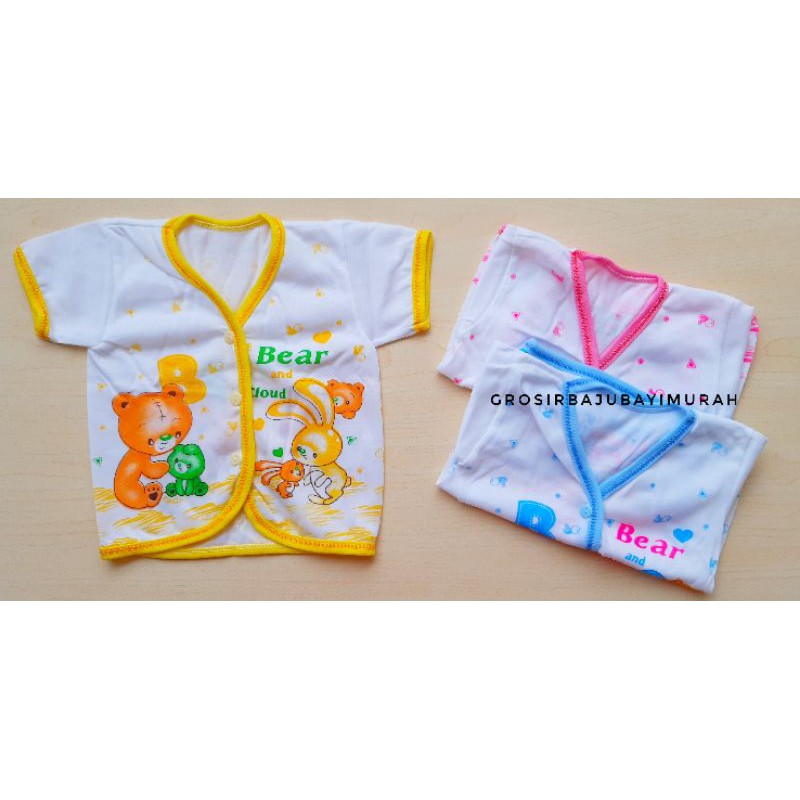 Baju Bayi lengan Pendek newborn KATUN perlengkapan bayi lahir