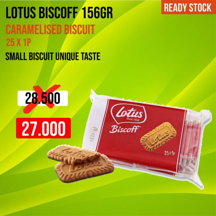 

Wafer-Biskuit- Lotus Biscoff Caramelized Biscuit 250Gr - 156Gr -Biskuit-Wafer.