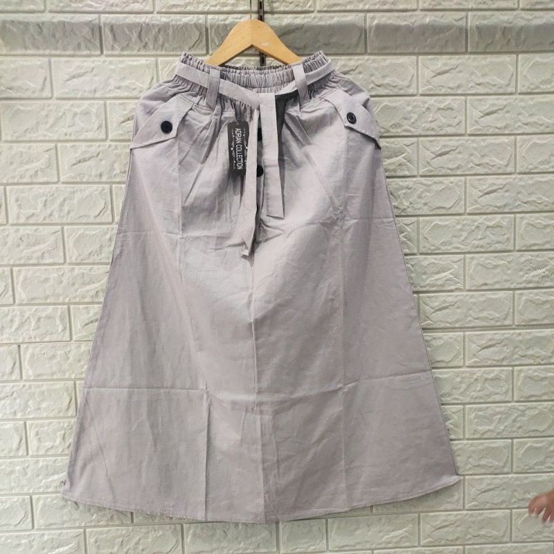 Rok panjang katun polos model A
