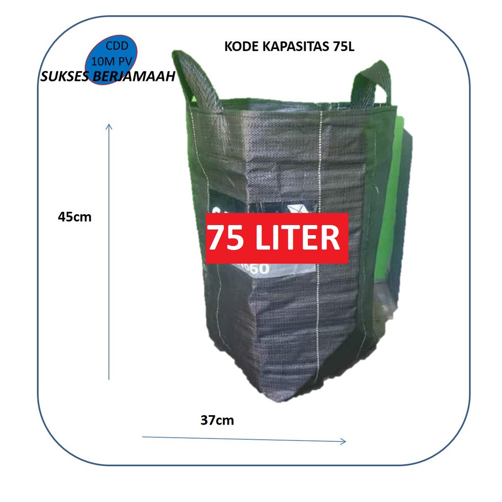 RPM Planter bag 75 liter pot tanaman pot besar pot durian bahan asli