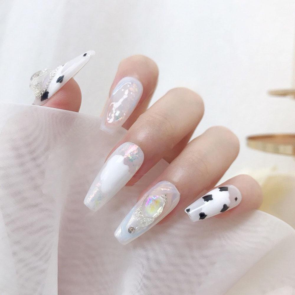 AUGUSTINA Agustina Aurora Batu Kristal Glitter Symphony Tidak Teratur Permata DIY Nail Art Ornamen