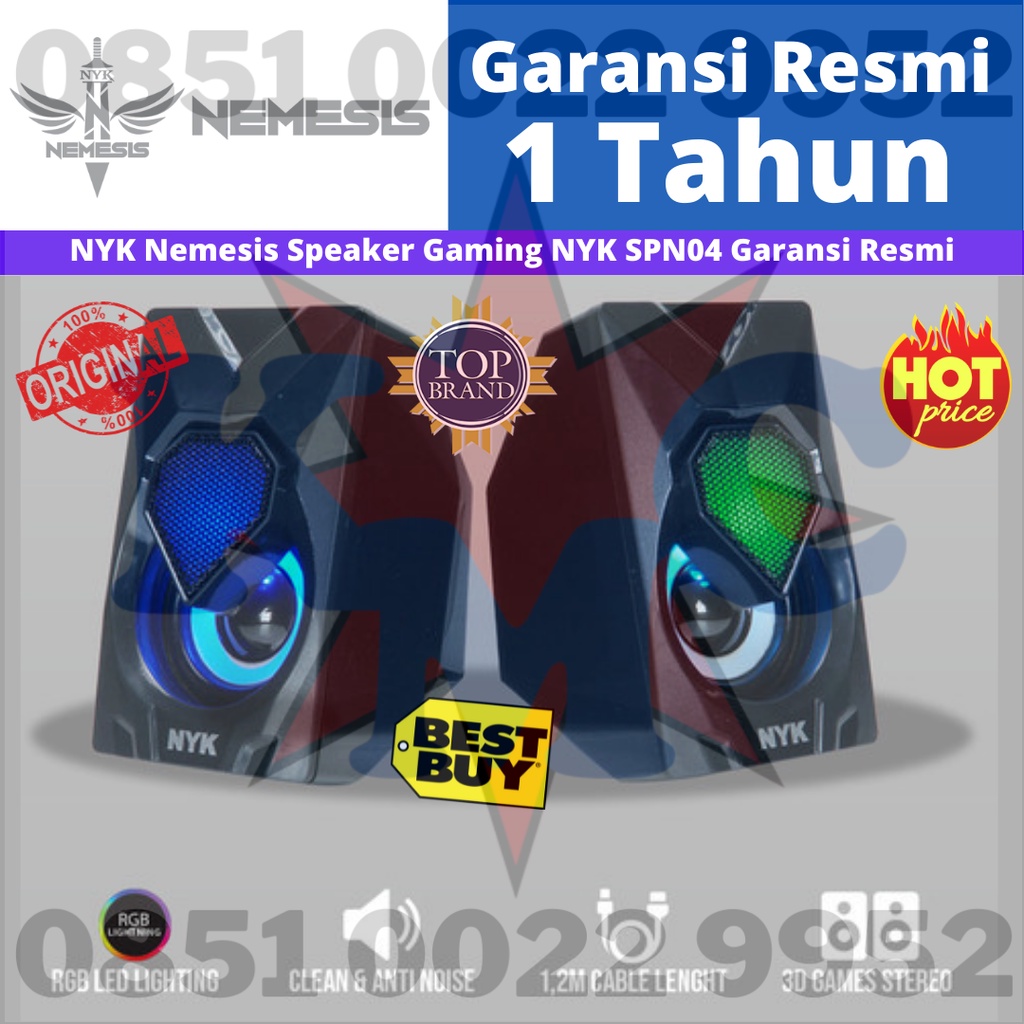 NYK Nemesis Speaker Gaming RGB NYK SP-N04 SPN04 Garansi Resmi