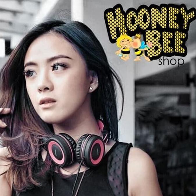 Foldable Wired Headset Miniso Import Headphone - Hijau