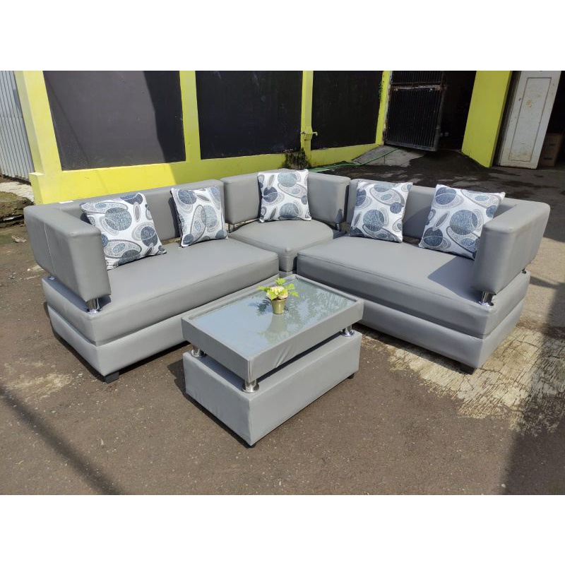 Sofa Tamu Kursi Tamu Modern Jasmine Sudut L Termurah Terlaris Jabodetabek