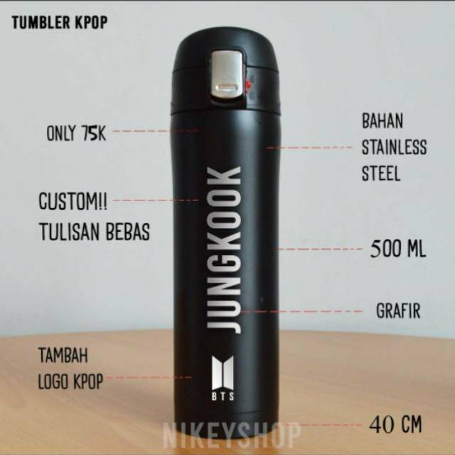 botol tumbler Kpop Custom