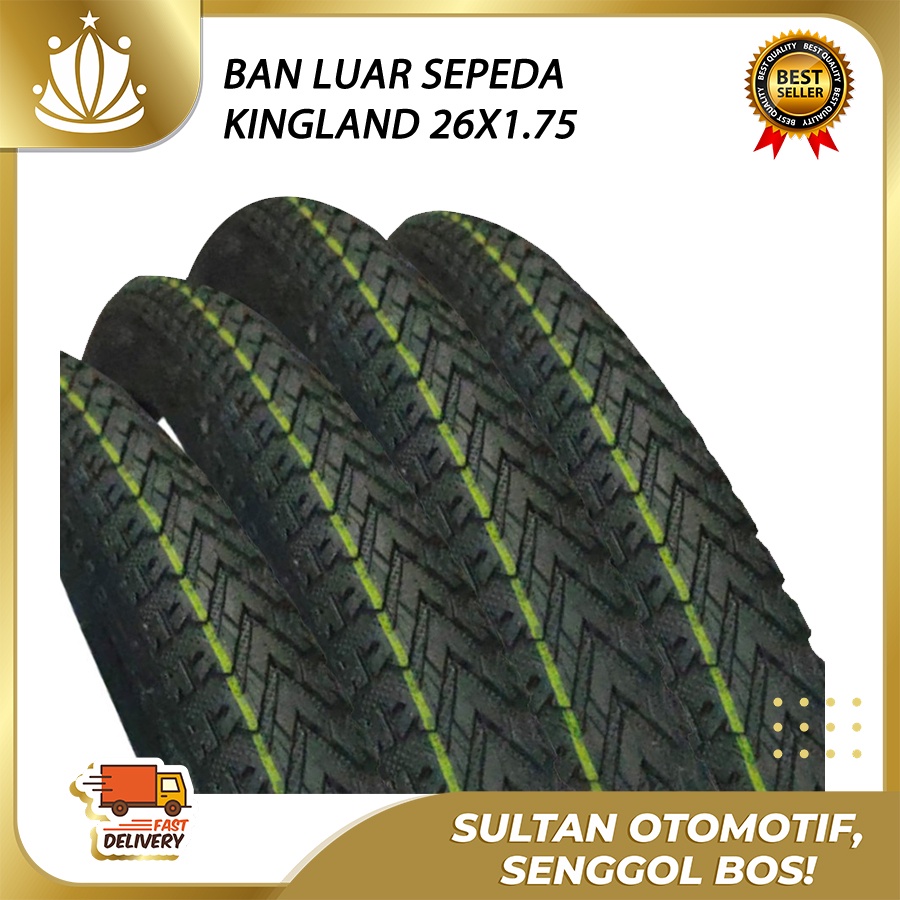 Ban LUAR Sepeda 26 x 1.75 175 KINGLAND