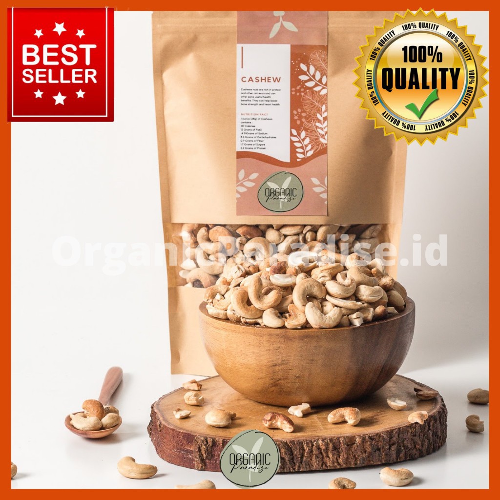 

Kacang Mede Mentah / Raw Cashew 500 gram Jumbo Premium Quality
