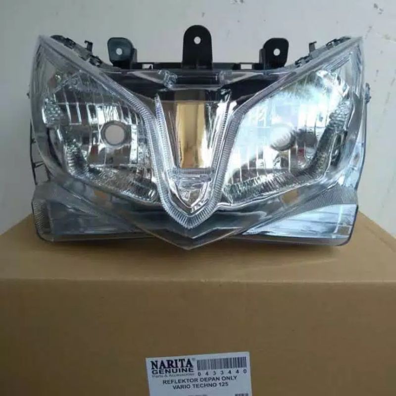 reflektor depan Vario 125 old / lampu depan Vario 125 tahun 2012-2014 - reflektor honda vario 125