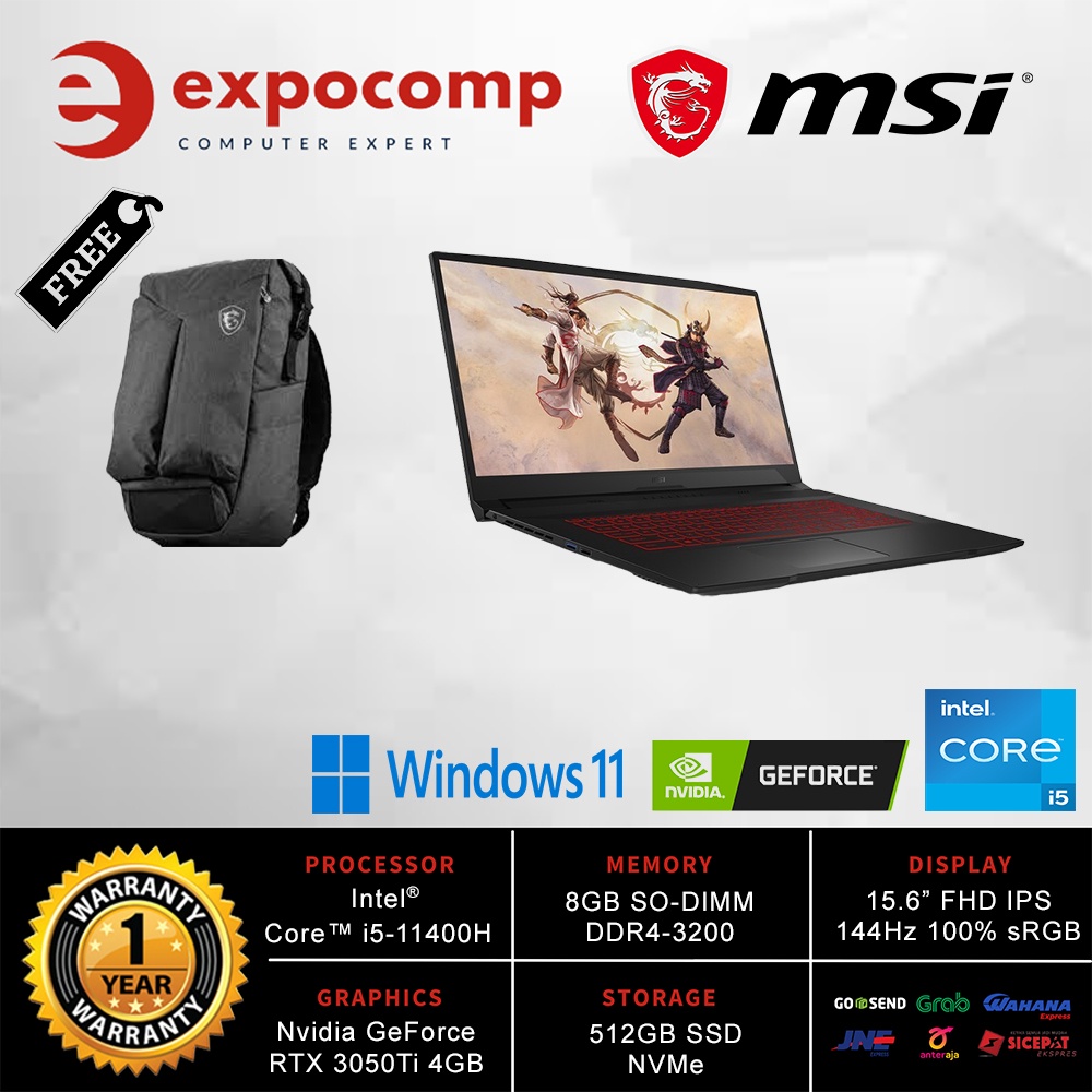 MSI KATANA GF66 9S7-158212-894 CORE i5-11400