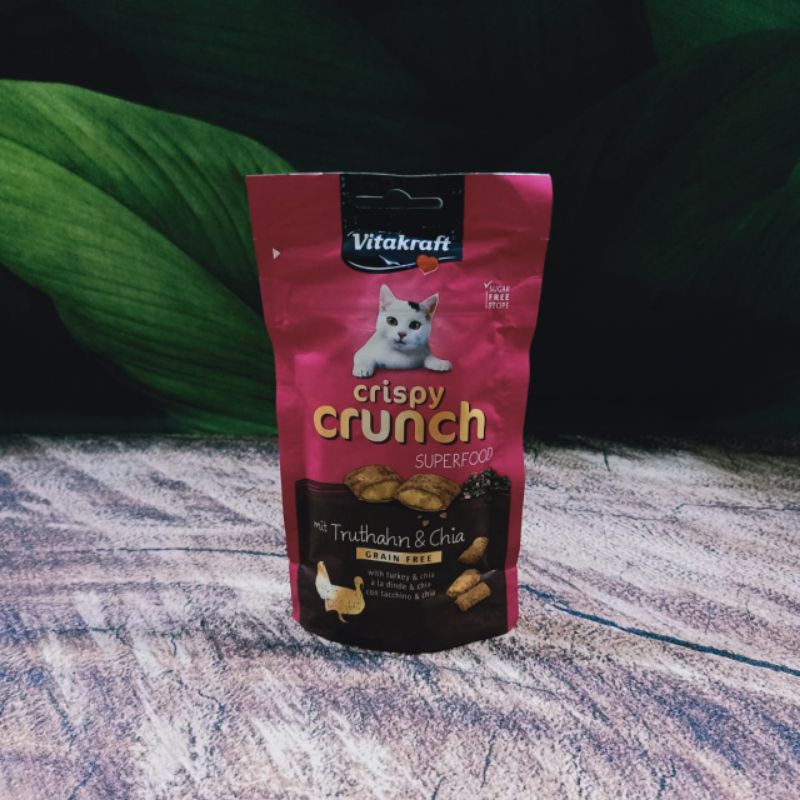 Snack kucing Vitakraft Crispy Crunch 60gr