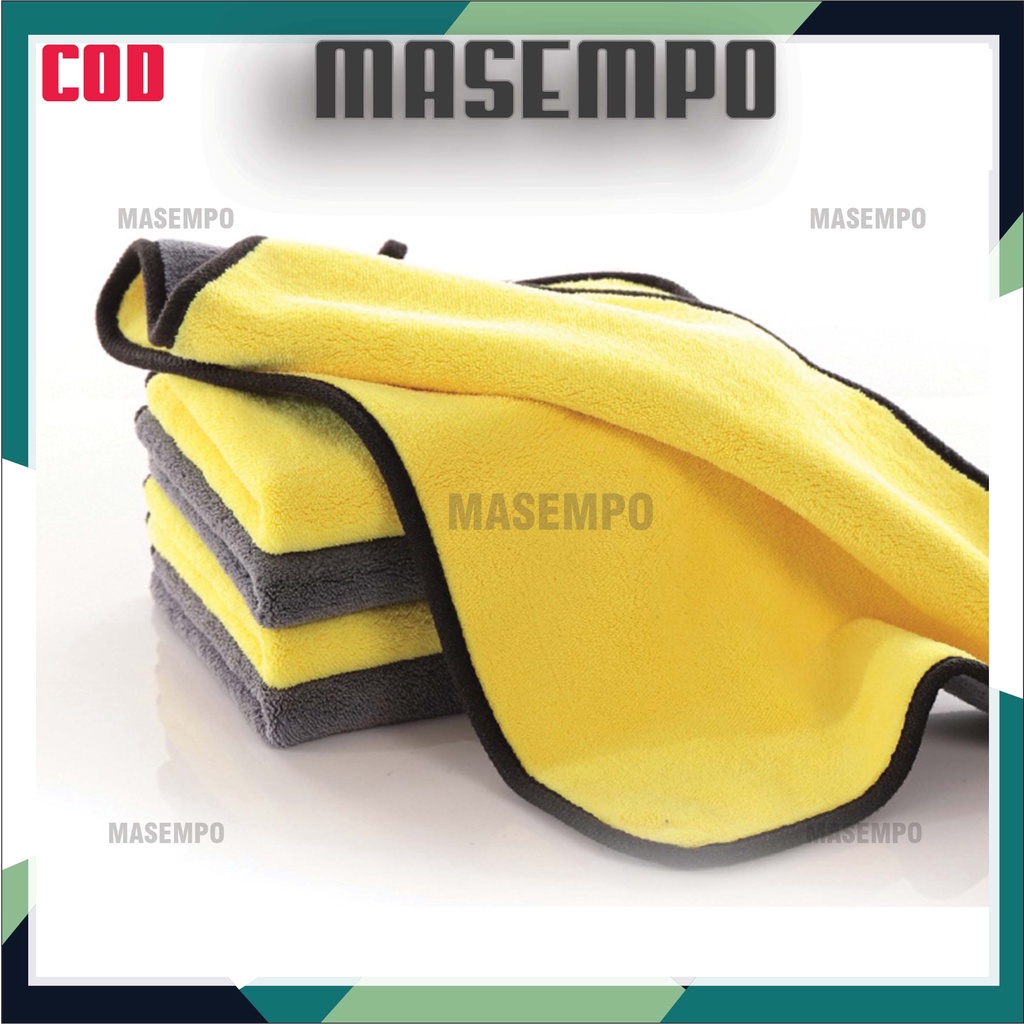 Lap Kain microfiber 30x30cm multifungsi cocok untuk mobil motor kaca serbaguna mudah serap air