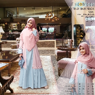 Gamis Pc 111 Endomoda Gamis Wanita Muslimah Shopee Indonesia