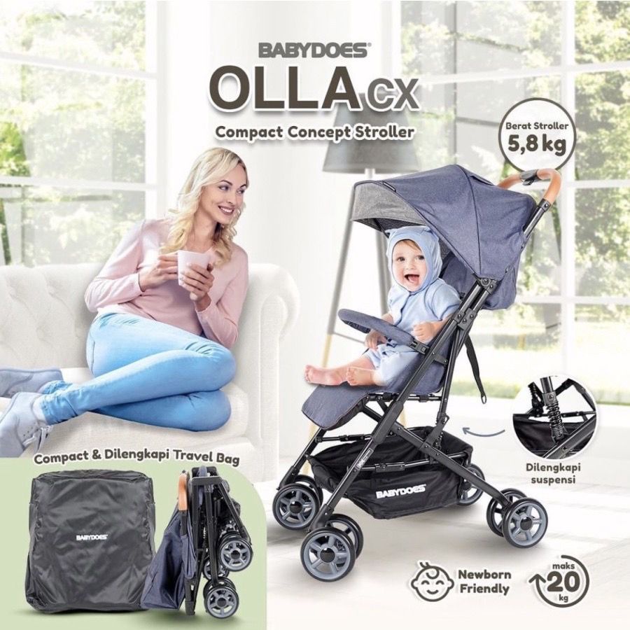 Stroller Babydoes Baby Does Olla , Olla R , Olla CX (dulu namanya Hola R)