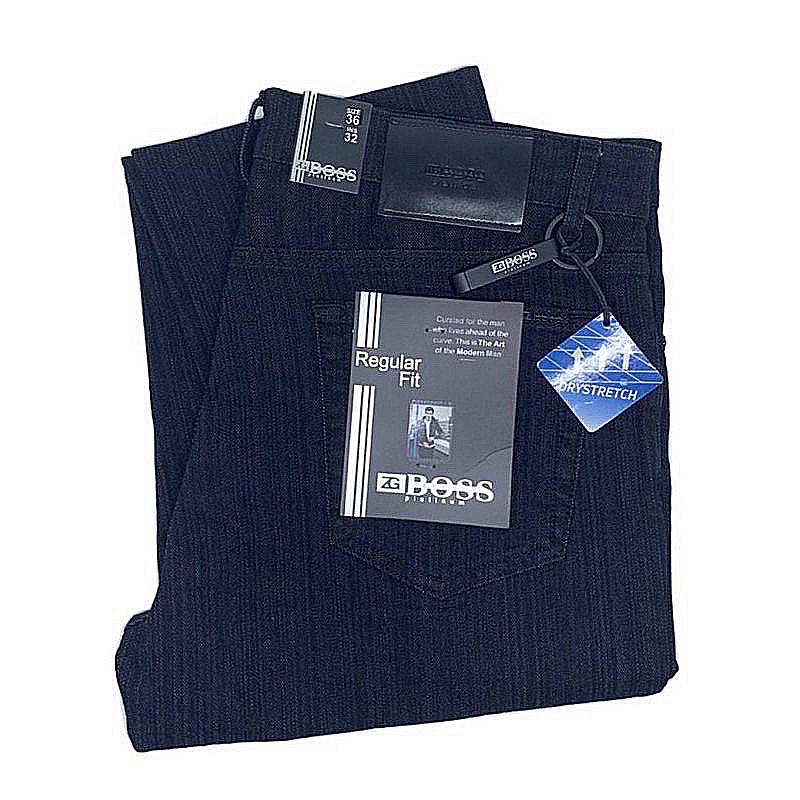 Celana Jeans Pria Original Standar Stretch ZG BOSS BLACK Dril- Regular Fit #celanaboss #zgboss