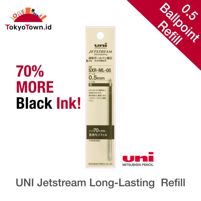 

Aman Uni Jetstream Refill Sxr-Ml Long-Lasting Ballpoint Black Sale!!!