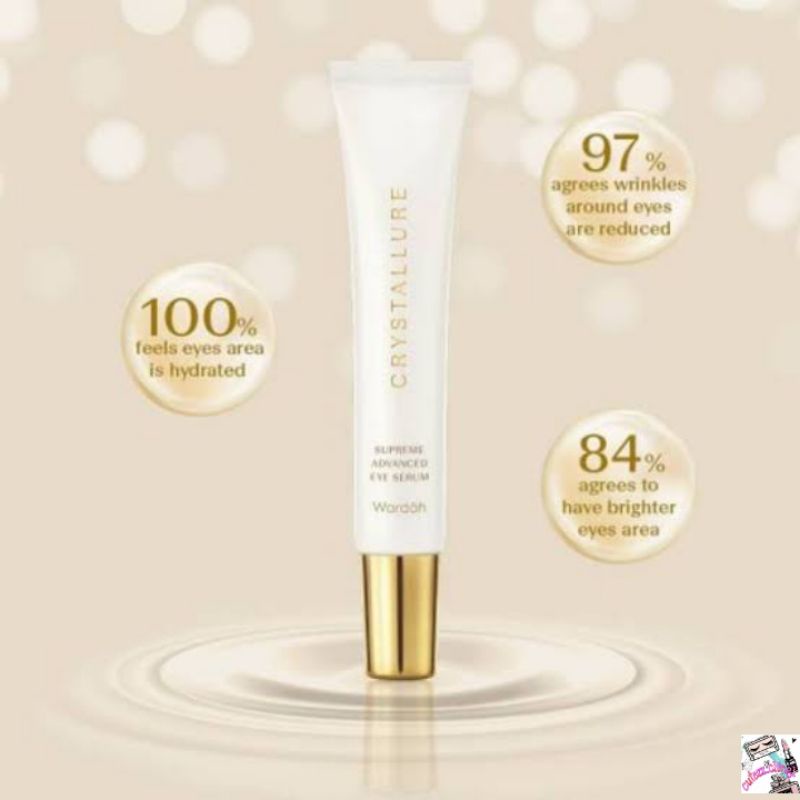 ☃Cutezz_Ching1☃Wardah Crystallure Supreme Advanced Eye Serum 15ml