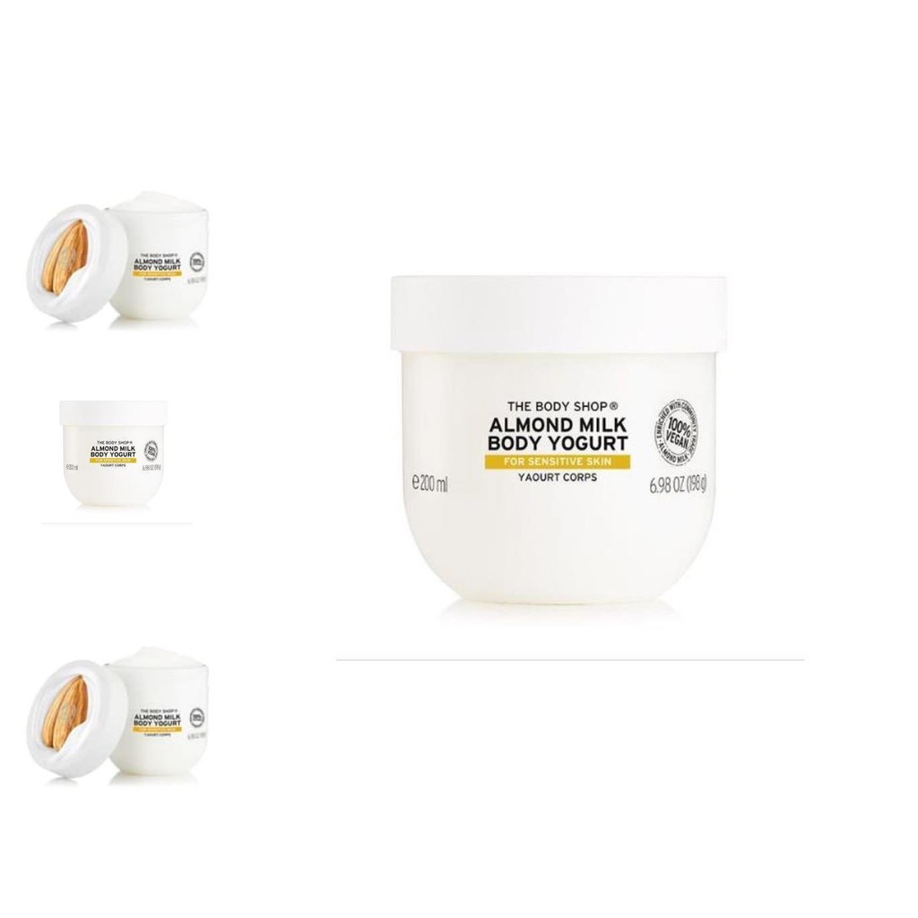 the body shop almond milk & honey body yogurt 200ml