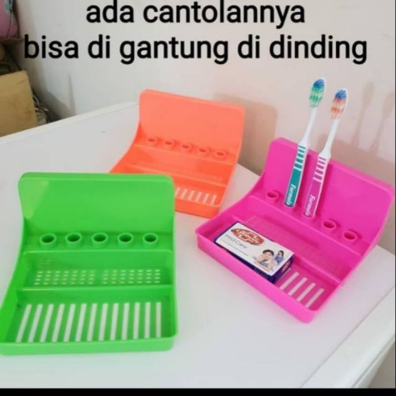 TEMPAT ODOL SABUN SIKAT GIGI MULTIFUNGSI BISA GANTUNG DINDING / rak dinding kamar mandi / rak sabun