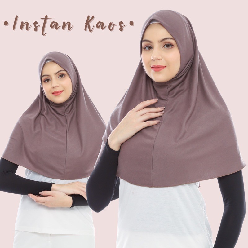 Hijab Instan Kaos / Hijab Olahraga / Hijab Najwa