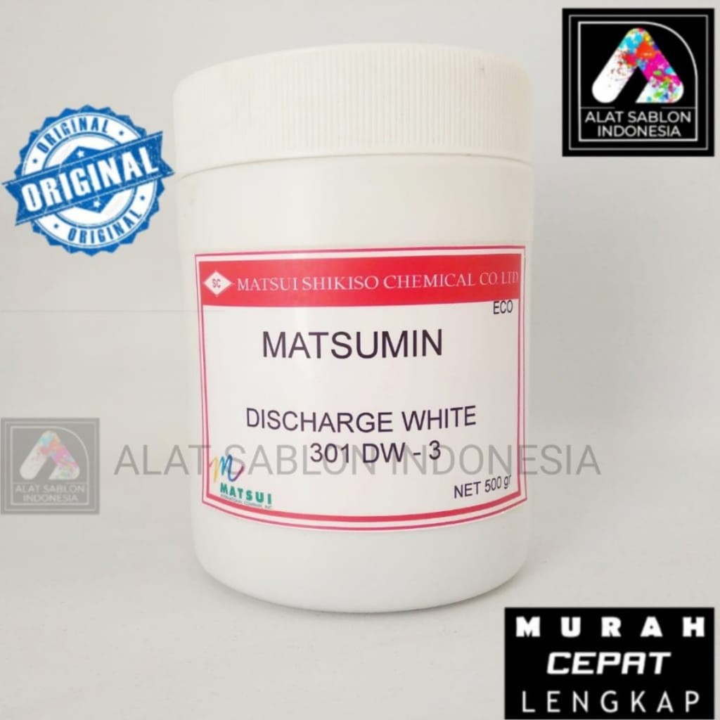 MATSUI DISCHARGE WHITE 301 - DW 500GR ALAT SABLON
