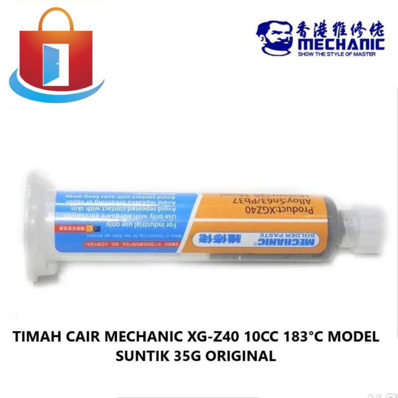 

TIMAH CAIR MECHANIC XG-Z40 (35G) 183°C MODEL SUNTIK 10CC 70641