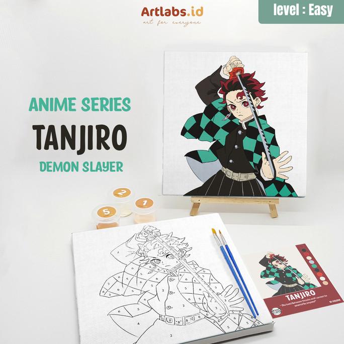 TANJIRO - Paint By Number 10 Color [Anime Series]