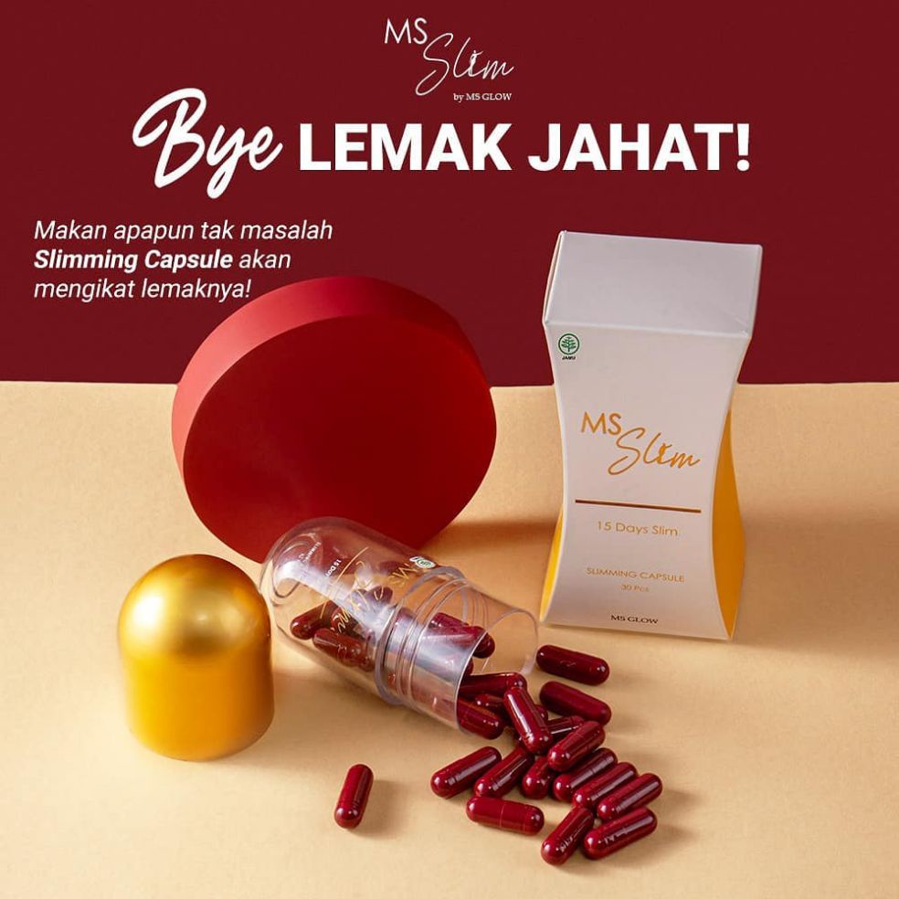 MBS - MS GLOW SLIMMING CAPSULE / MS GLOW ORIGINAL MW GLOW ORI MS GLOW PERAWATAN WAJAH WANITA DIET