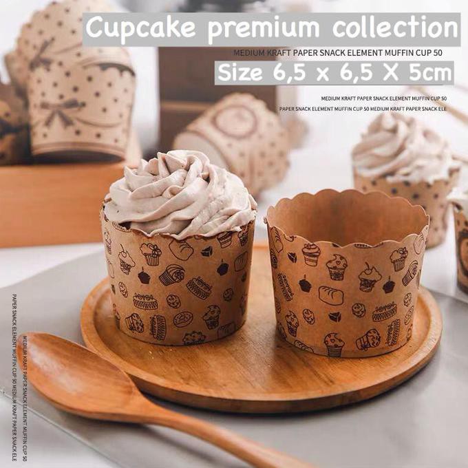 

Produk Unggulan] Cupcake Kertas | Papercup Muffin Karakter Brown Lucu