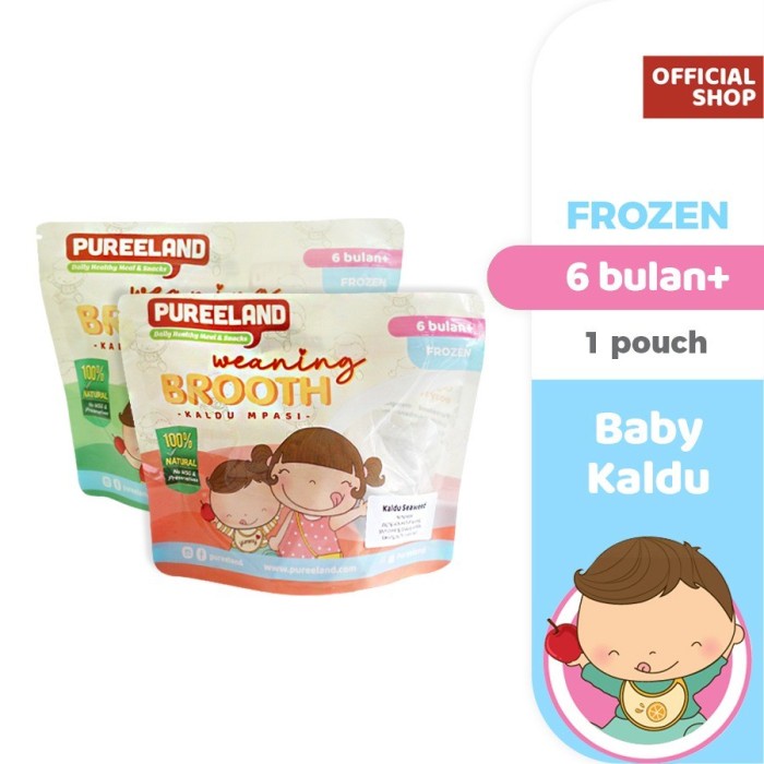 Pureeland Baby Sup Kaldu / Mpasi Bayi Organik / Makanan Bayi