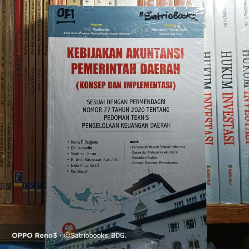 KEBIJAKAN AKUNTANSI PEMERINTAH DAERAH ( KONSEP DAN IMPLEMENTASI) INDRA.F. BAGJANA - ORIGINAL. BARU-2
