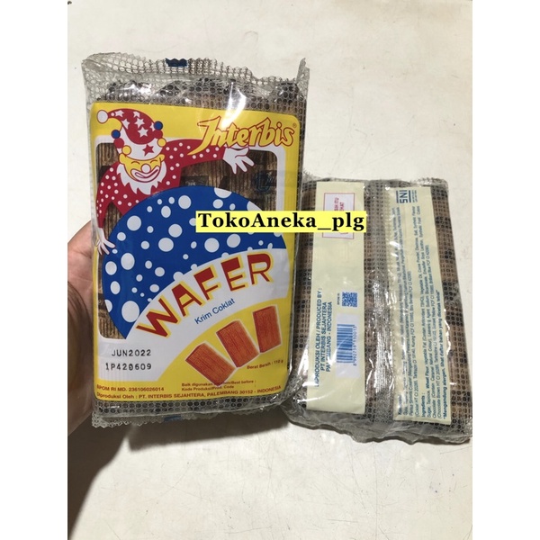 

Interbis Wafer Krim Coklat / Roti Es 110g