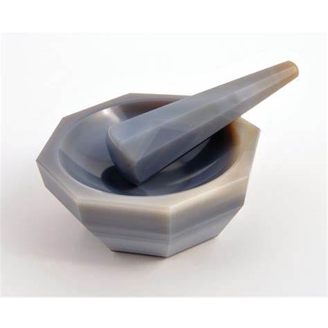 Agate Mortar And Pestle 50mm