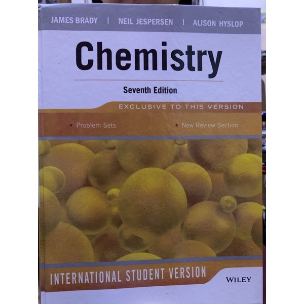 brady chemistry seventh edition