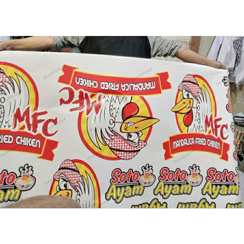 Stiker Etalase/Stiker Gerobak/Stiker Kaca/Stiker Tulisan Nama Toko/Cutting Sticker