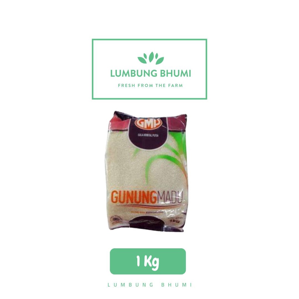 

GMP Gula Pasir Putih 1 Kg 1 Pcs - Lumbung Bhumi