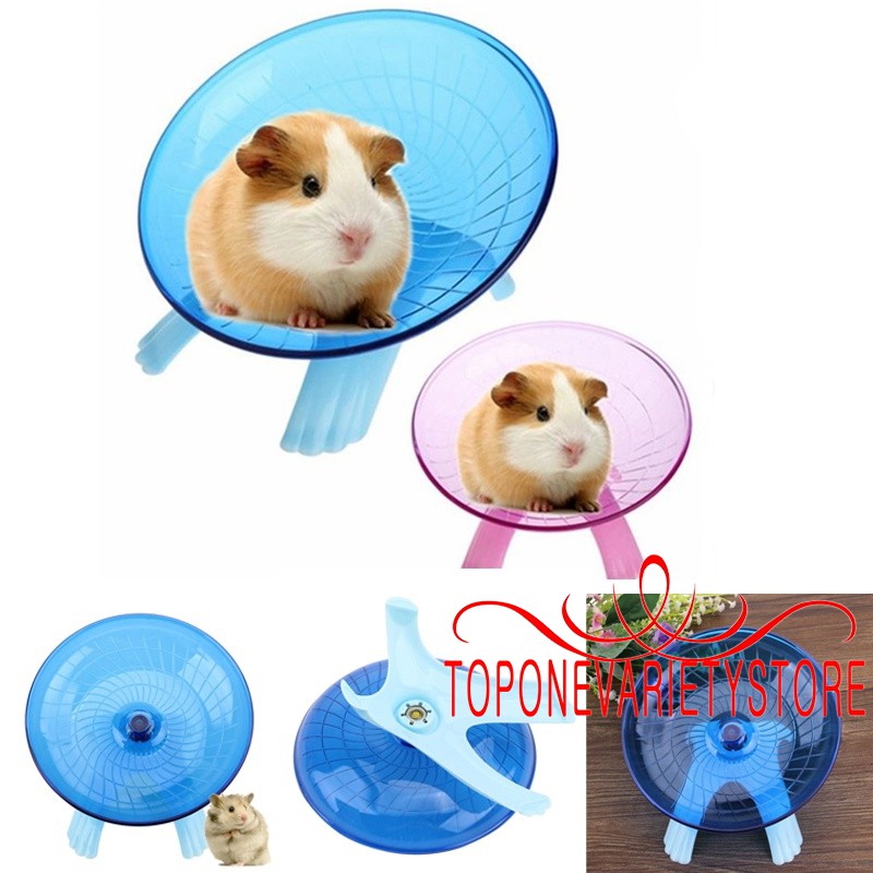 Tsn Roda Mainan Hewan Hamster Bahan Plastik Warna Biru Pink