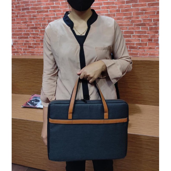 Tas Laptop Stylish model jinjing/tenteng uk 11.6,13,14 dan 15.6 inch