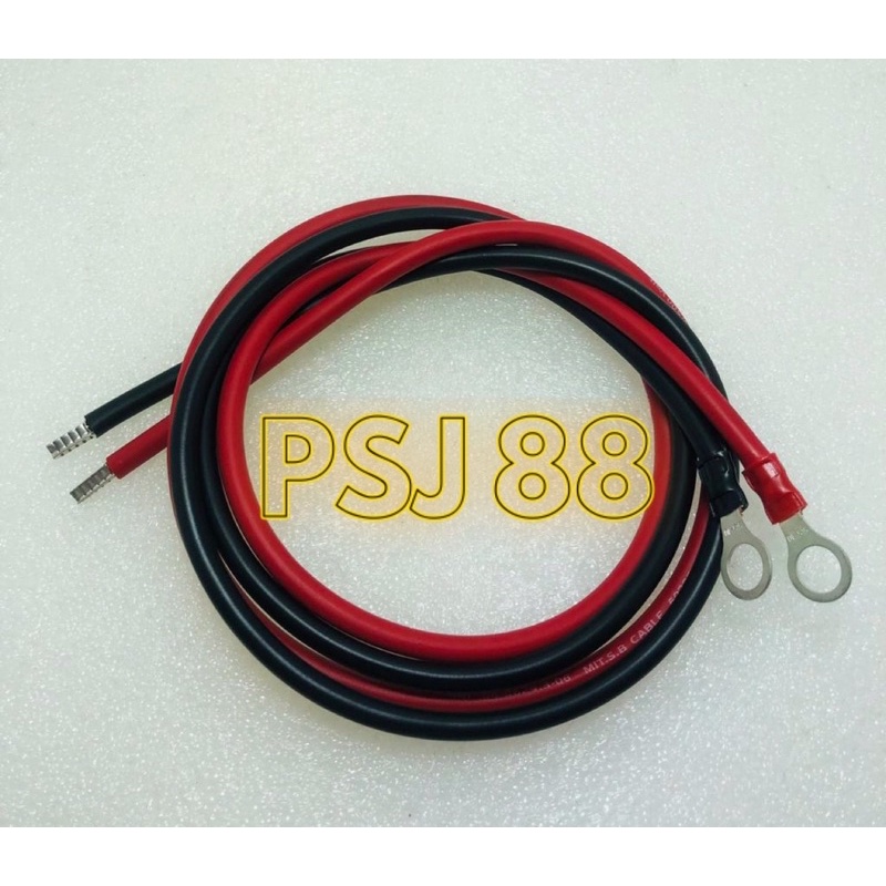 Jual Kabel Aki 2x10mm2 Kabel utk SCC ke Aki/Baterai Panjang 2M (Merah