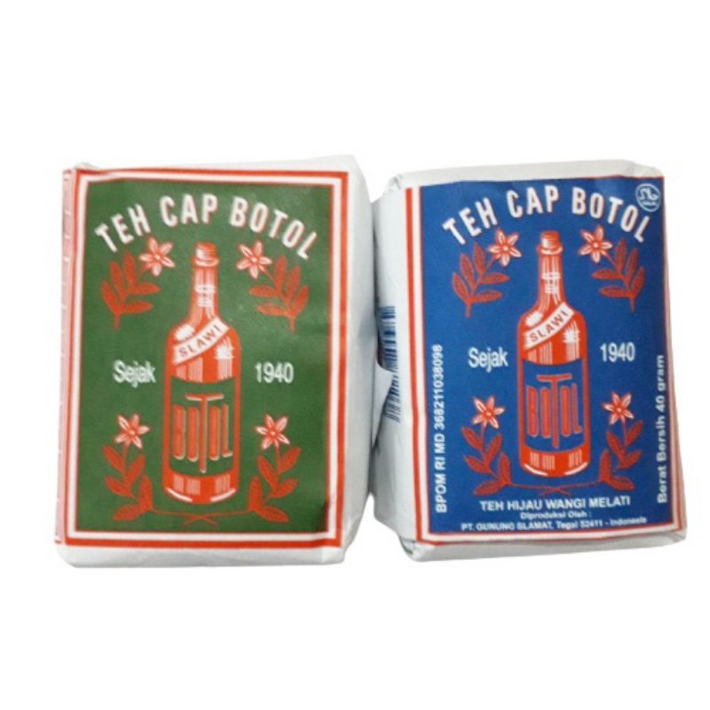 

Teh Cap Botol hijau-Biru