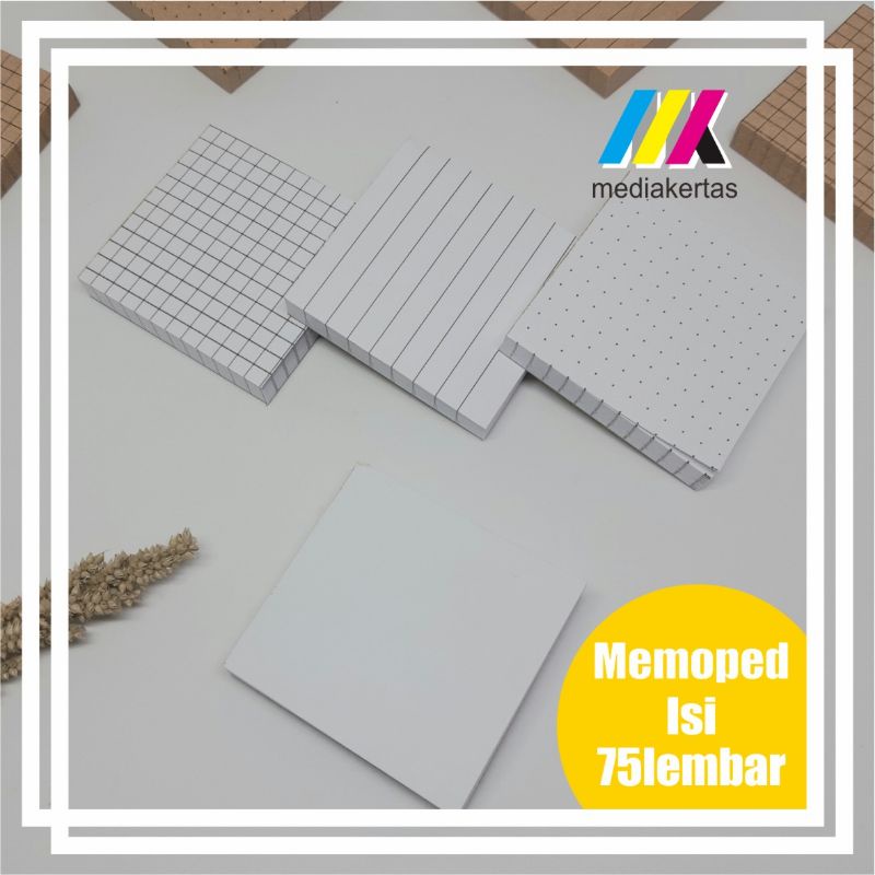 

Notepad Putih Murah Memopad Kota Titik garis Polos Catatan Pengingan