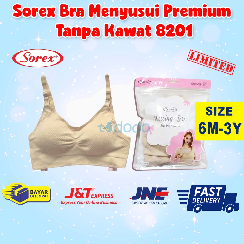 Sorex Bra Menyusui Premium Tanpa Kawat 8201