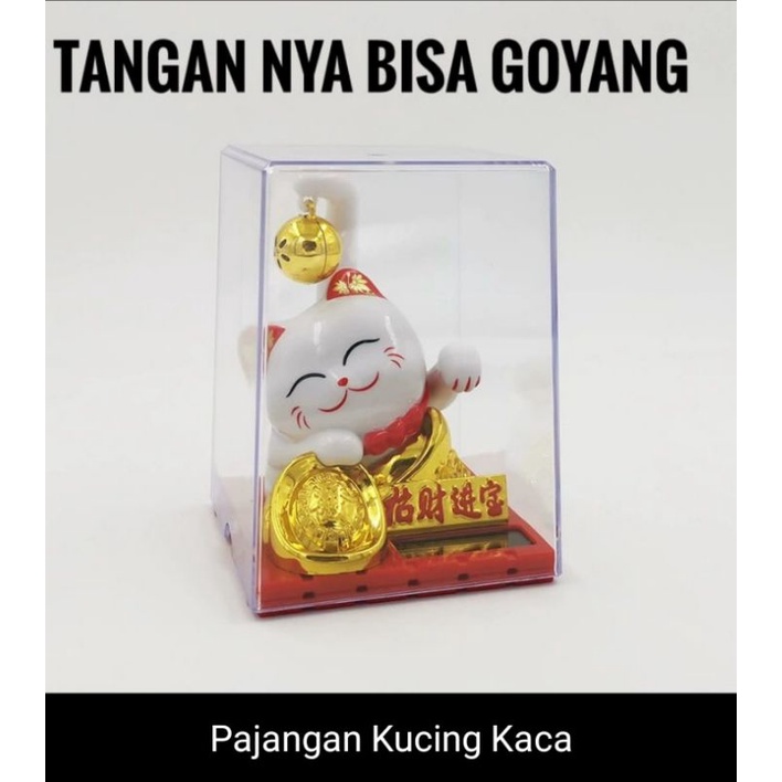 Pajangan dekorasi imlek 2022 boneka kaca tangan bisa goyang