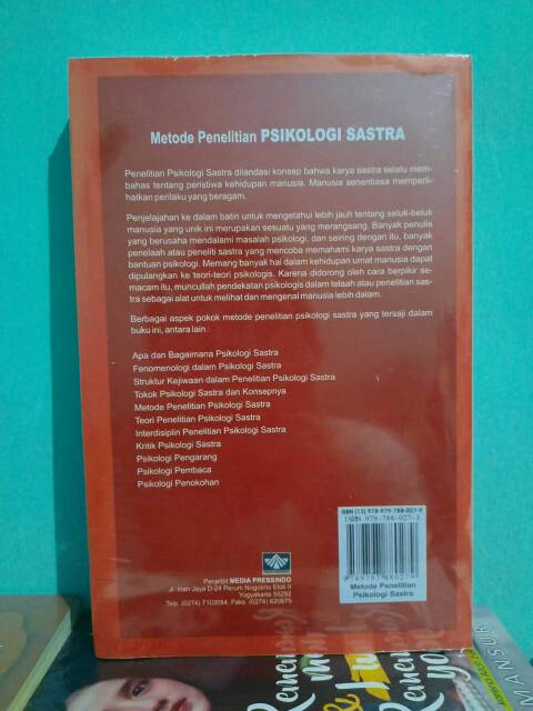 Metode Penelitian Psikologi Sastra By Suwardi Endraswara Teori Langkah Penerapanya Shopee Indonesia