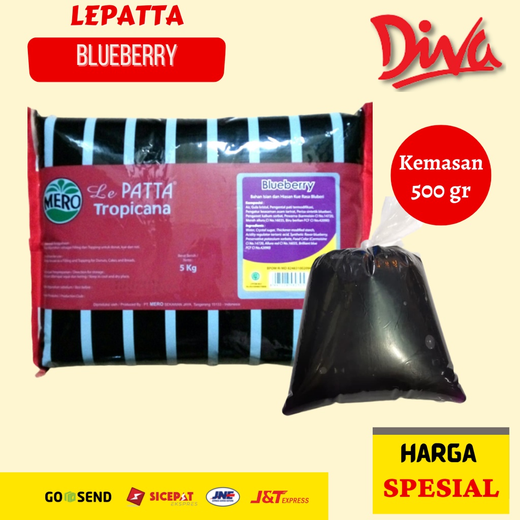 

[500gr] Lepatta Blueberry | Selai Lepata Bluberi