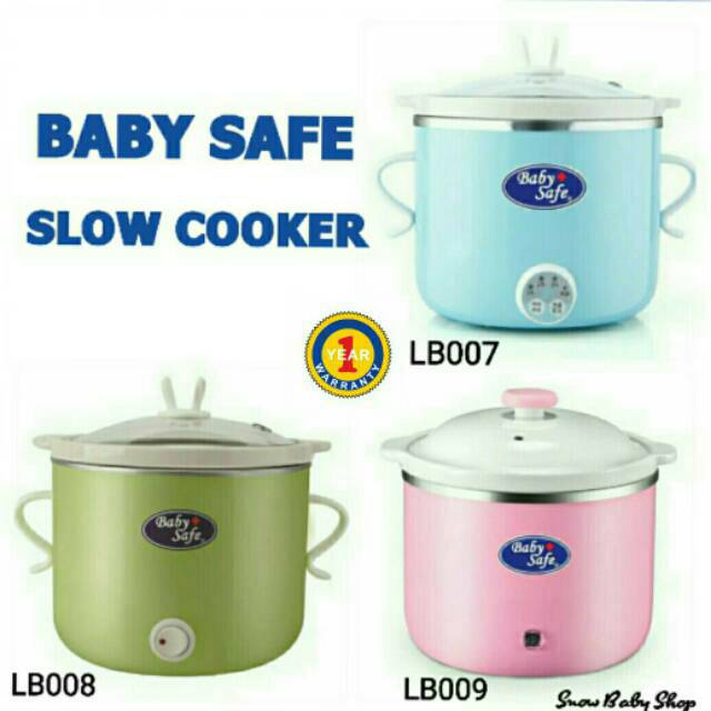 Baby Safe Slow Cooker LB007 LB008 LB009 Alat Masak MPASI