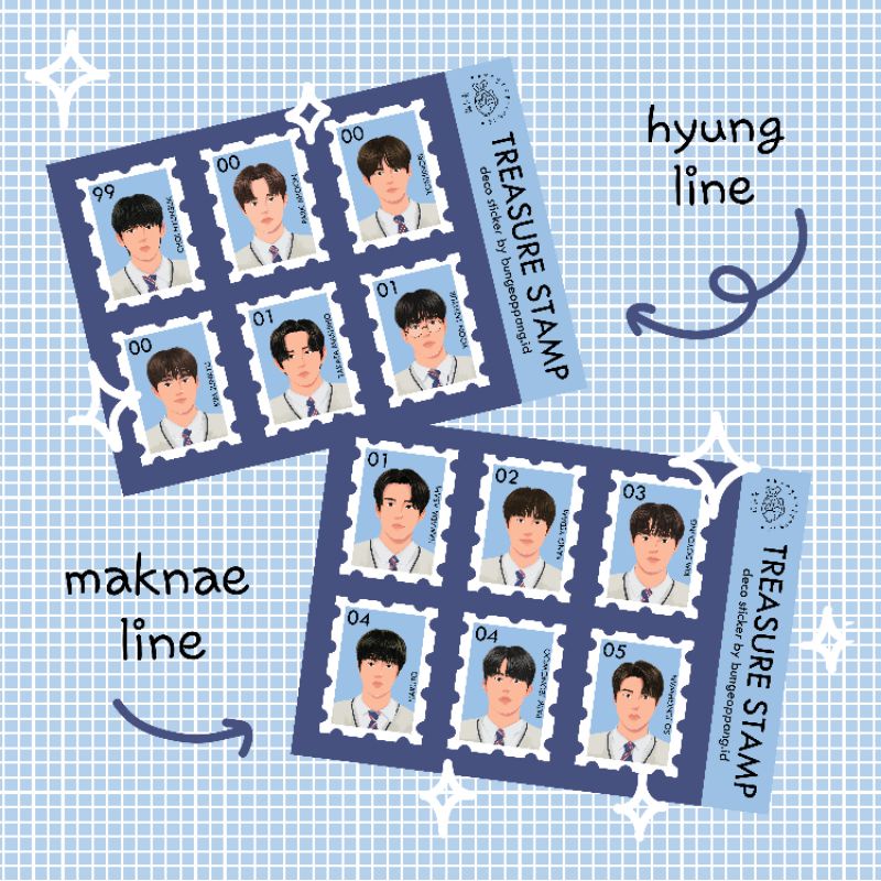 

TREASURE STAMP STICKER - DECO STICKER