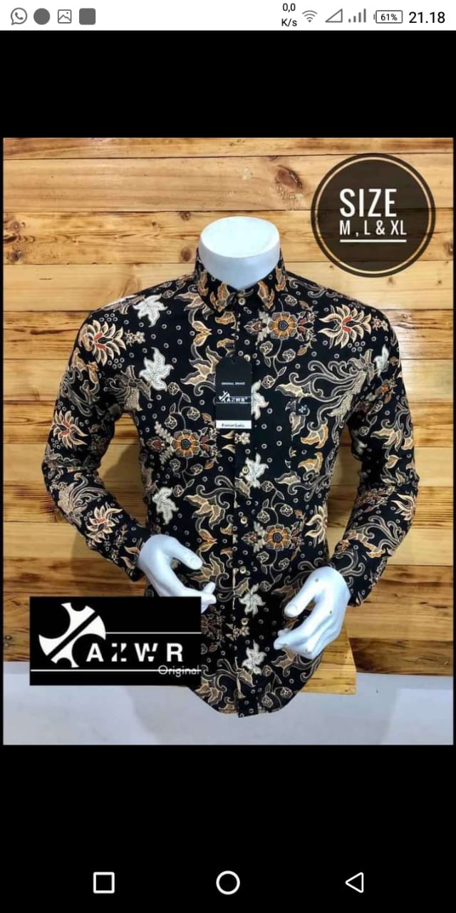 Kemeja Batik Original Azwr